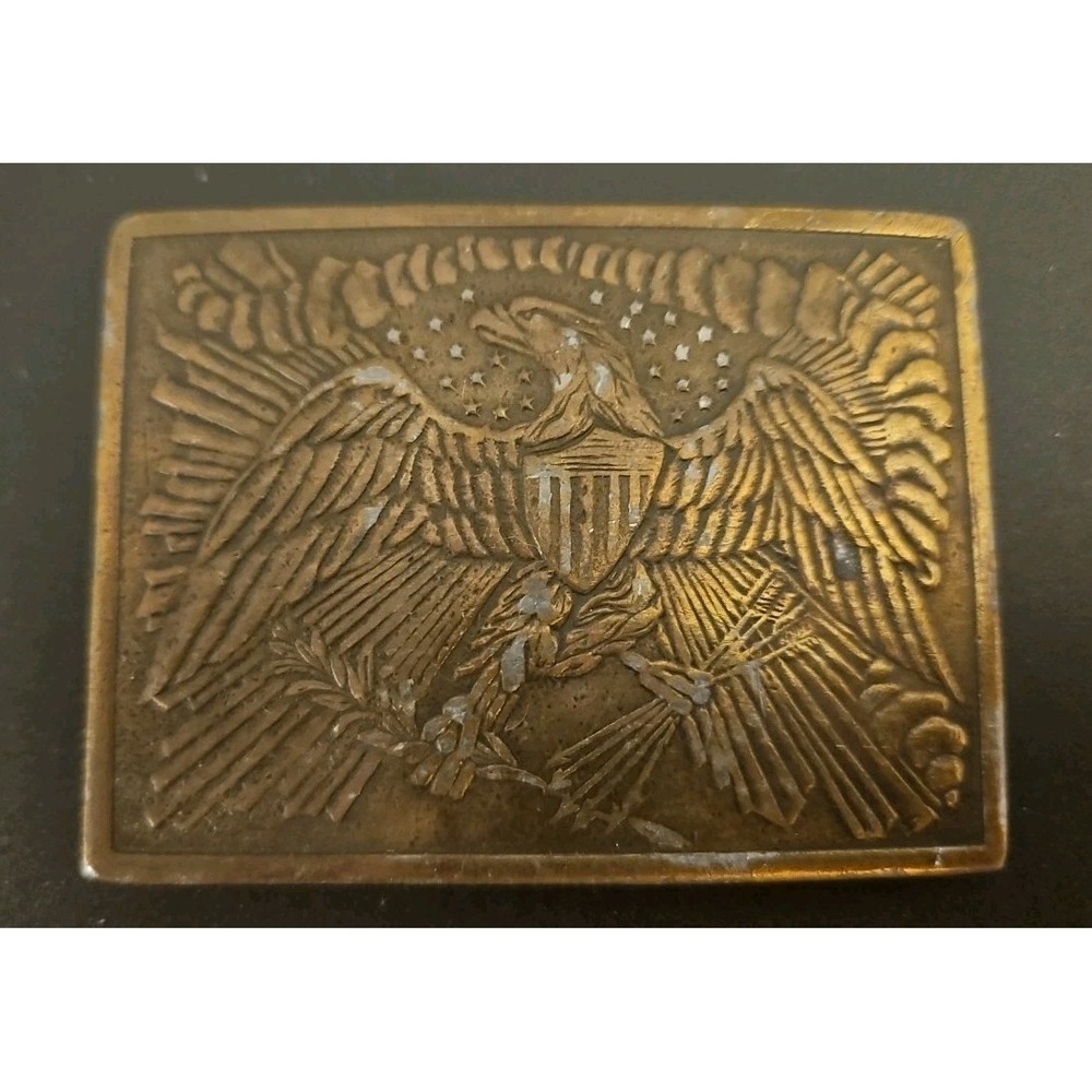 Vintage Anheuser Busch  Mens Brass Belt Buckle‎ / 1970's / 1-132  (522)